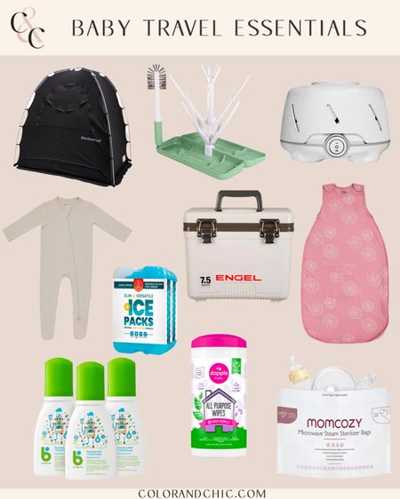 Baby travel essential including the slumber pod, travel drying rack, sound machine and more! 

#LTKbaby #LTKtravel