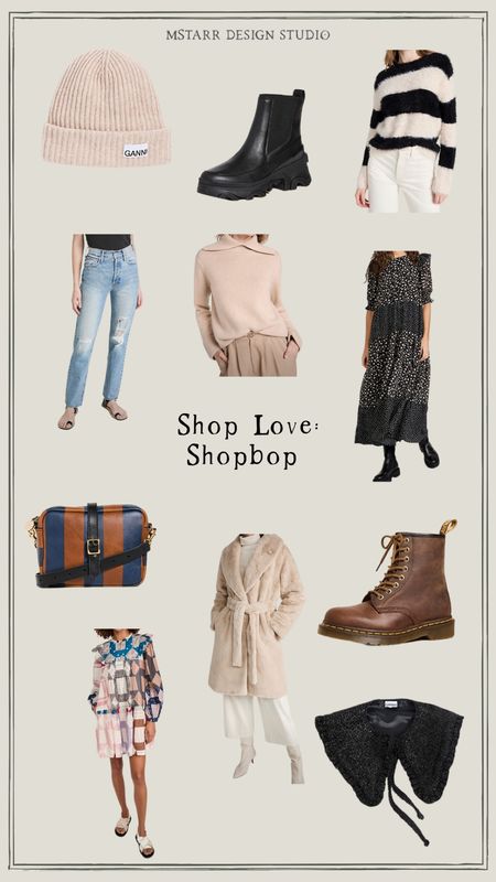 Shop love: Shopbop

#pinkbeanie #sparklefrillcollar #brownboots #blackboots #shopbop #gigibag #robejacket #wintermaxidress #neutralshirt #checkereddress

#LTKworkwear #LTKitbag #LTKunder100
