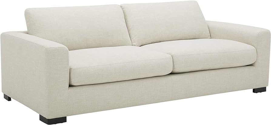 Amazon Brand - Stone & Beam Westview Extra Deep Down Filled Couch, 89"W Sofa, Cream | Amazon (US)