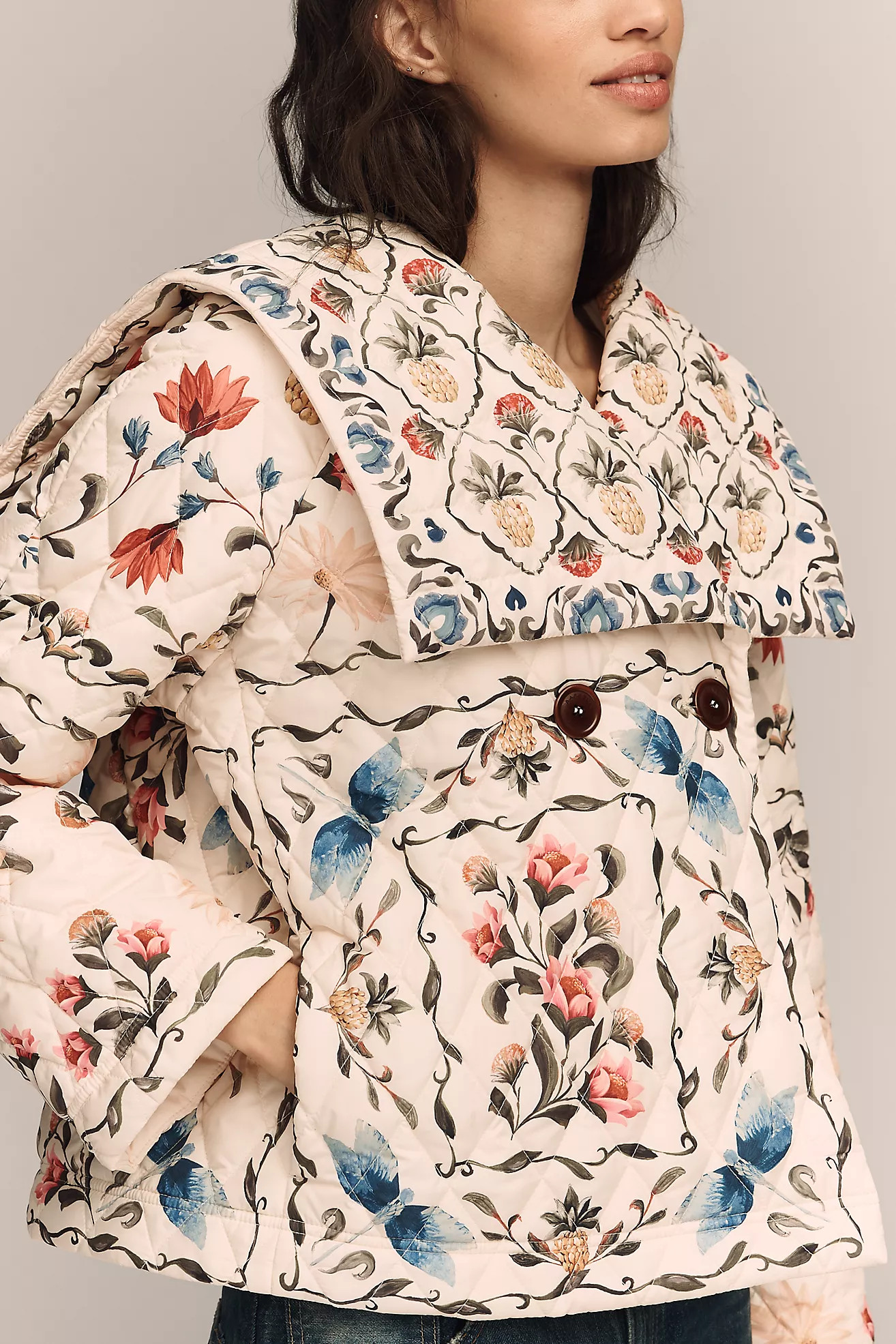 Barbour x Farm Rio Azelia Jacket | Anthropologie (US)