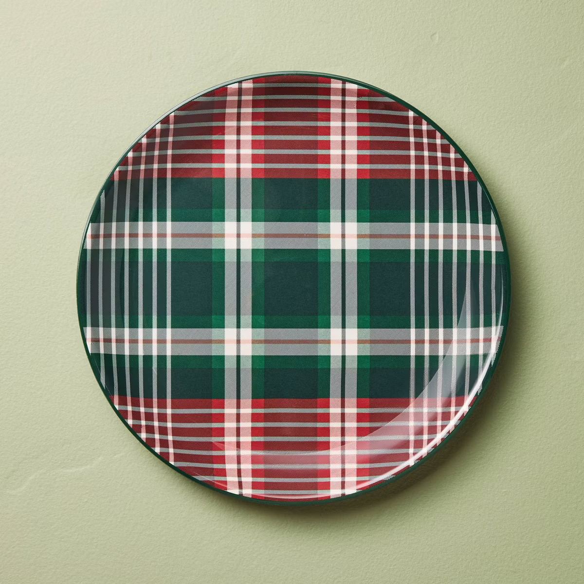 10.5" Melamine Dinner Plate Signature Plaid - Hearth & Hand™ with Magnolia | Target