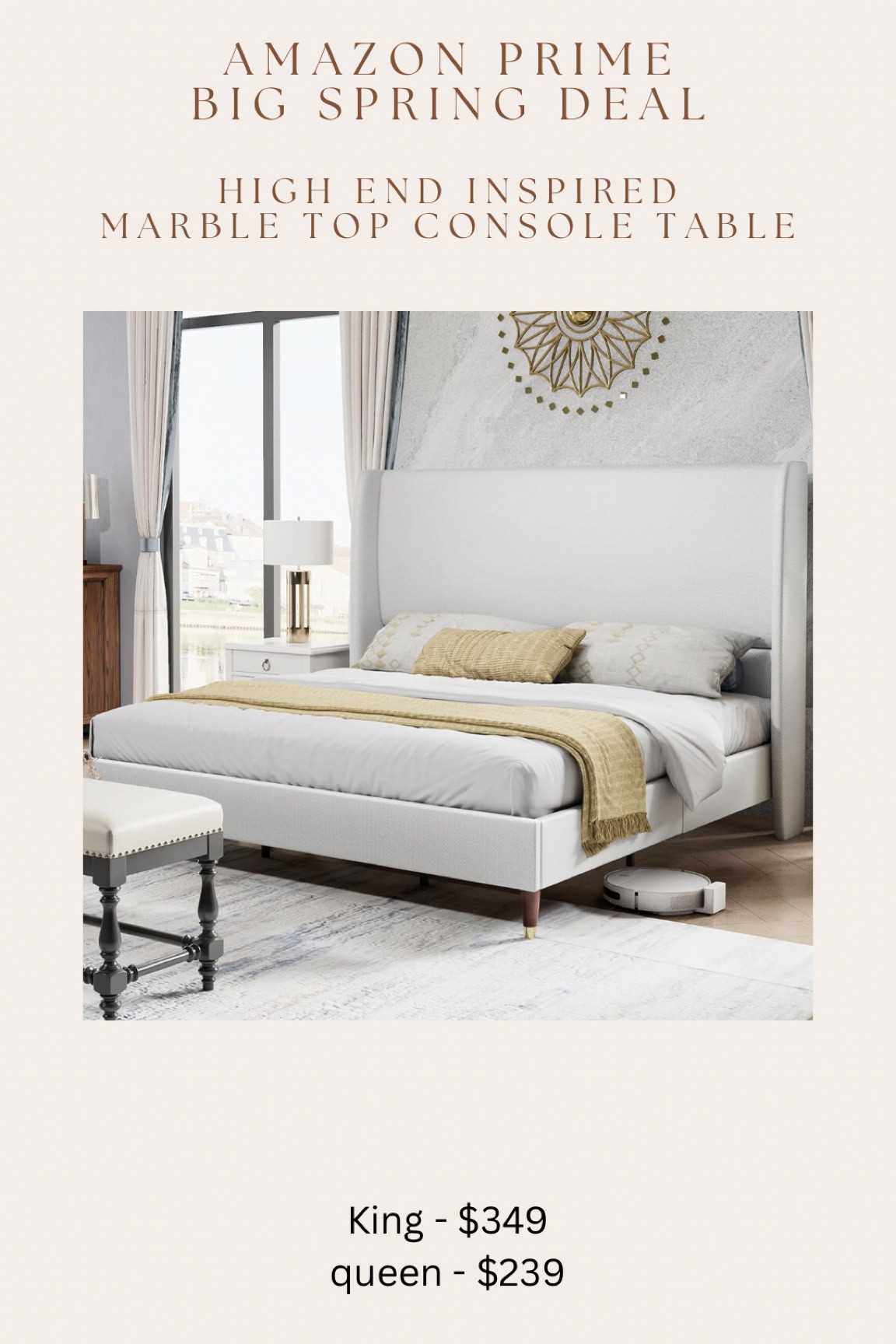 One of the best reviewed high end inspired beds is on sale!!! 

#LTKhome #LTKsalealert