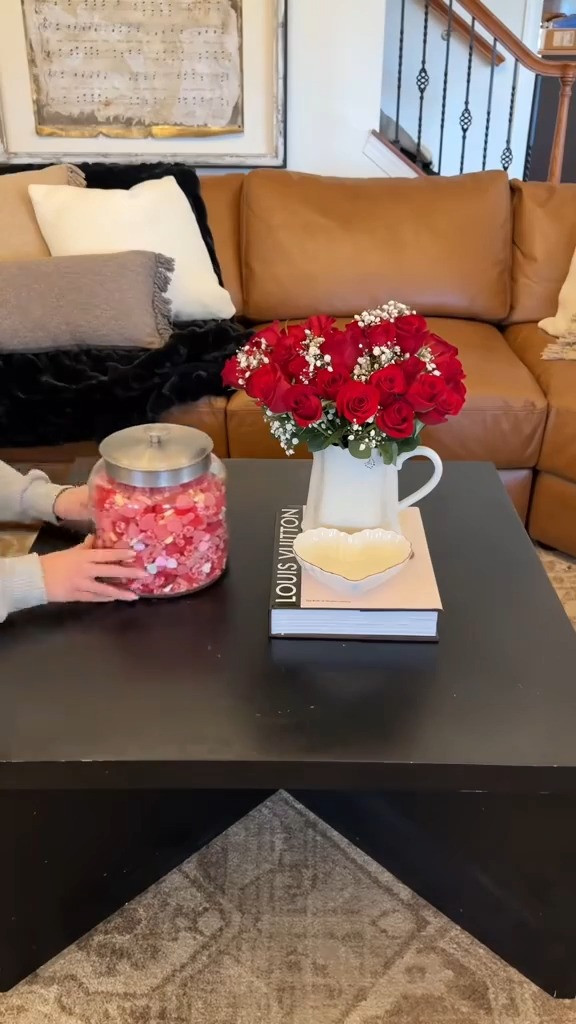 Valentine's Day candy salad💘 

valentines day, galentines day, coffee table, living room, louis vuitton coffee table books, coffee table books, decor, home decor, target glassware, jar, glass jar, afloral roses, boy mom, nashville mom, Samantha Bauchmann 

 #LTKWatchNow #LTKSeasonal #LTKHome