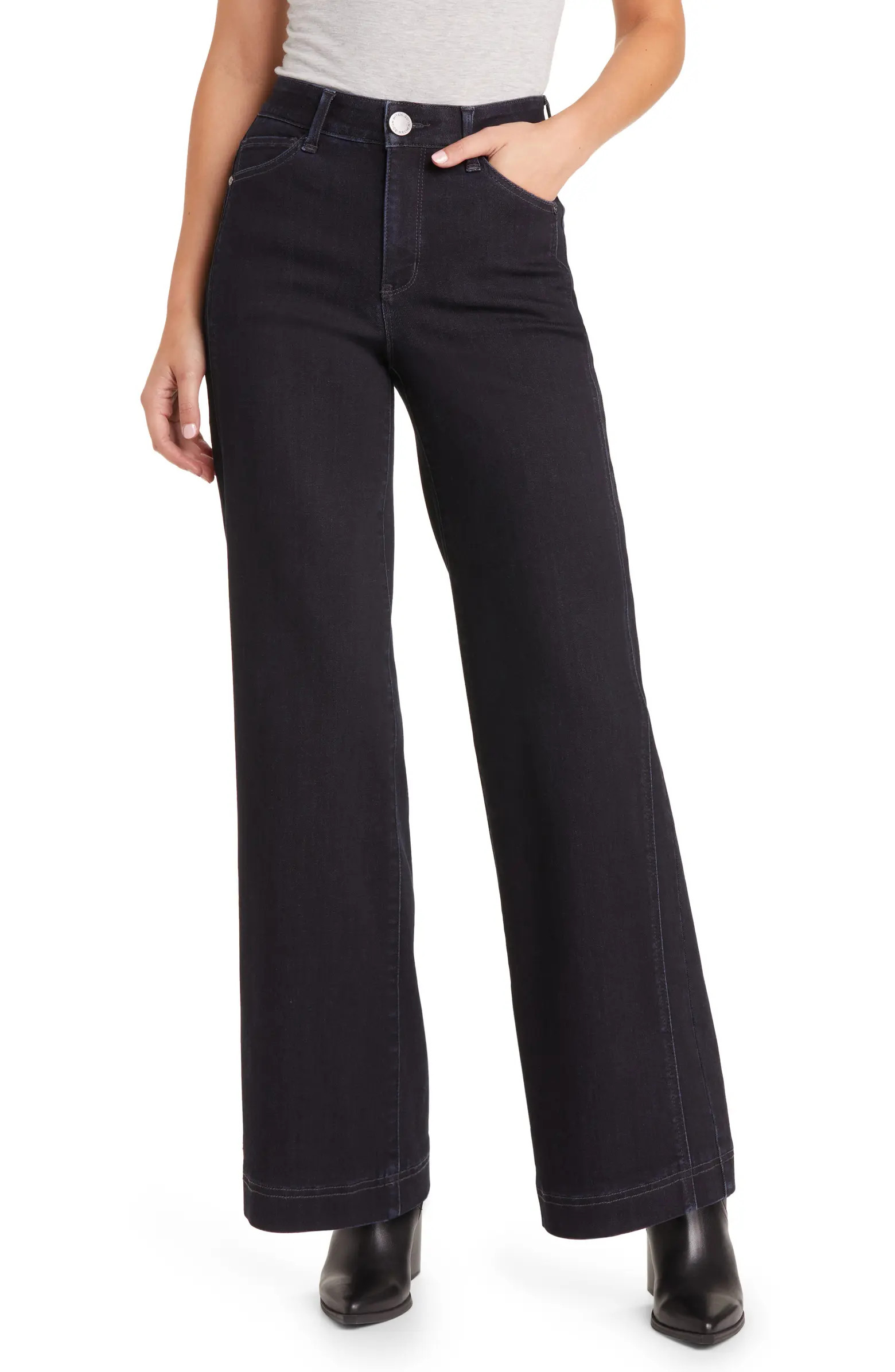 'Ab'Solution Skyrise Wide Leg Jeans | Nordstrom