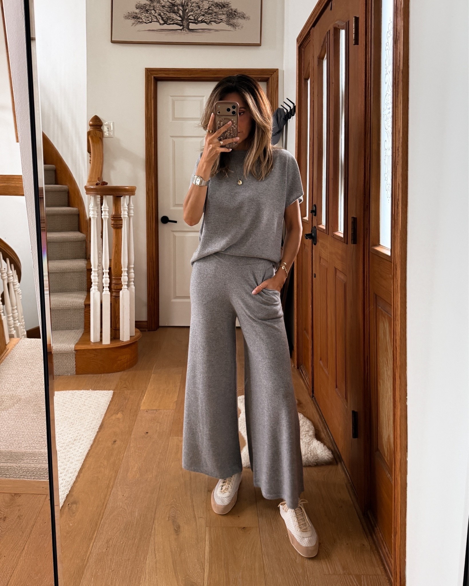 NSale favorite cashmere find: this set is so good I got another one this year! Once you try it you will want to wear it daily. Great for travels, lounging, hosting, running errands, drop off and pick up, and even to wear over your workout set! Size xs

#LTKootd #LTKgrwm #LTKmorningroutine