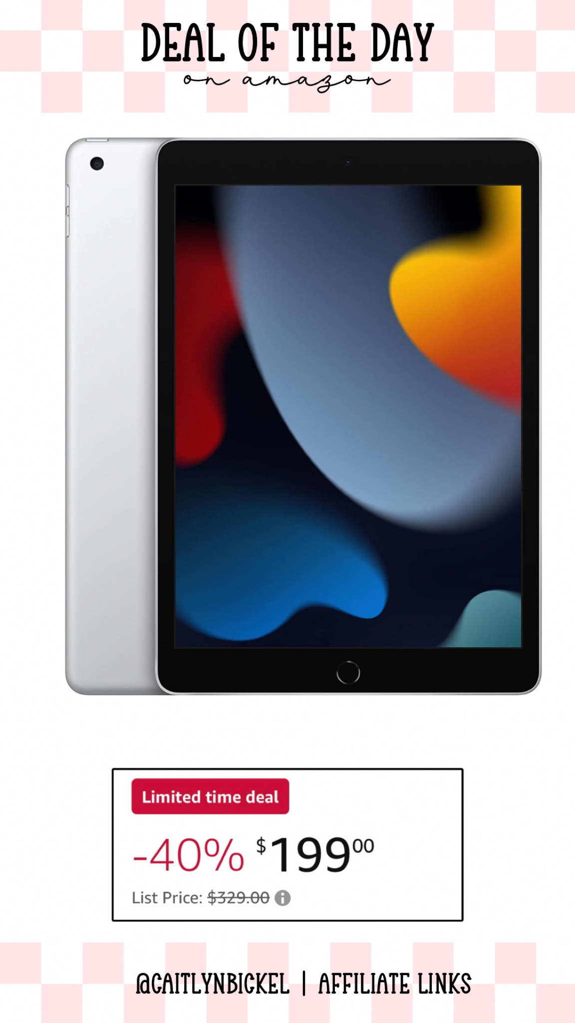 This is the cheapest I’ve seen a new iPad! This deal won’t last long!

#LTKBacktoSchool #LTKHome #LTKSaleAlert