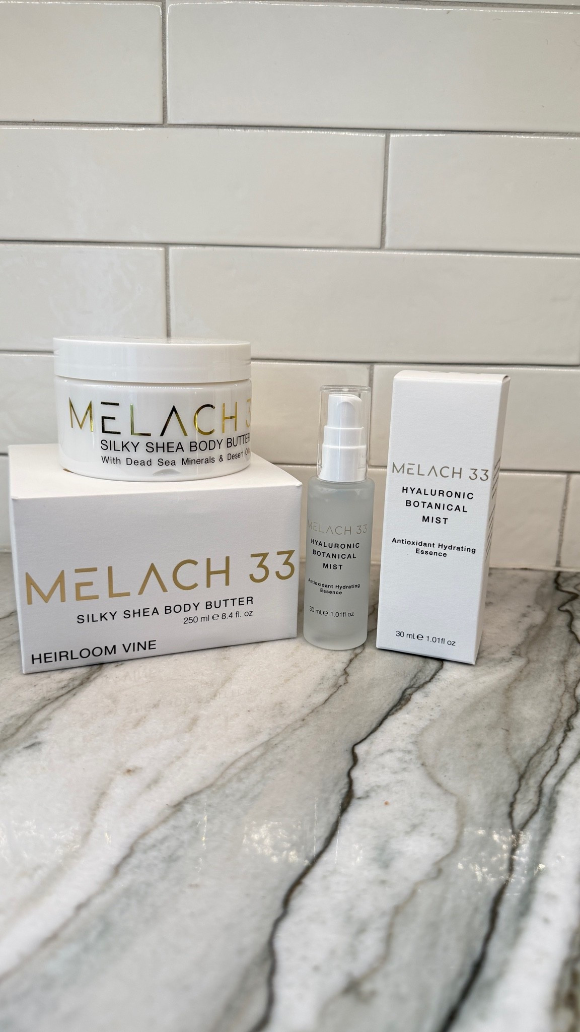 Melach 33, hyaluronic mist, hyaluronic, body mist, hyaluronic acid, body moisturizer, body butter, Shea, body butter, body care, body care over 40, body care over 50, ￼

#LTKOver40 #LTKBeauty