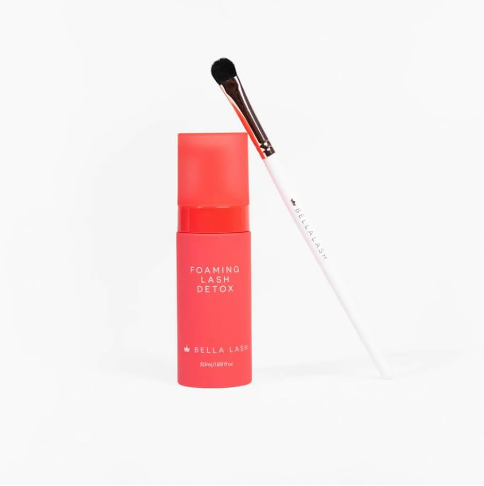 Bella Lash Detox is a foaming, lightweight, oil-free eyelash extension cleanser- 50 ml | Amazon (US)