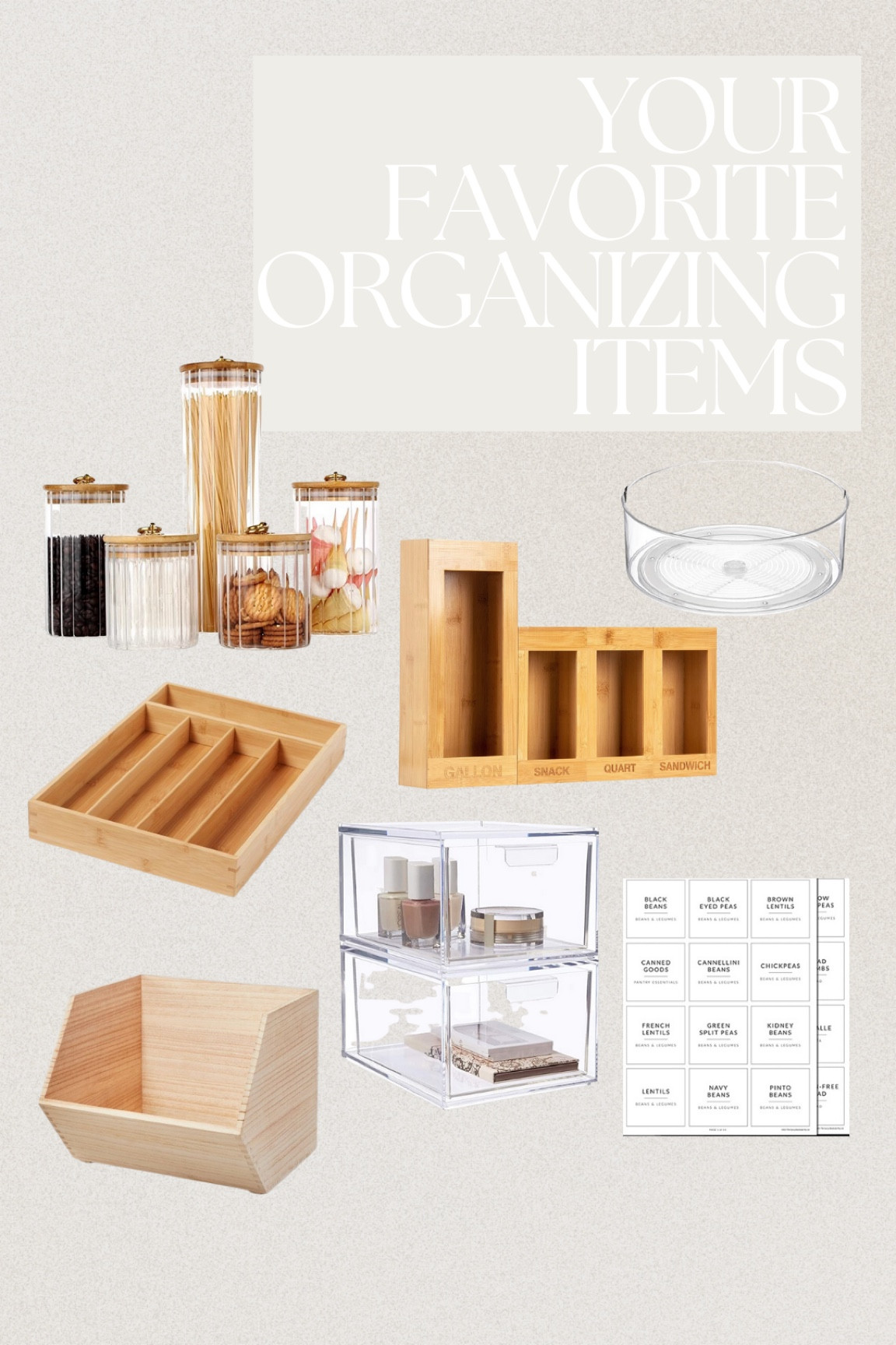 Favorite organization finds from 2022 #yearinreview #organization #organizers #pantryorganizer #kitchenorganizer #pantryjars #pantrylabels 

#LTKsalealert #LTKunder50 #LTKhome