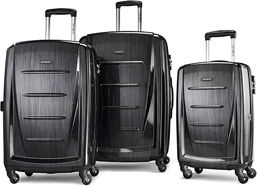 Samsonite Winfield 2 Hardside Expandable Luggage with Spinner Wheels, Brushed Anthracite, 3-Piece... | Amazon (US)