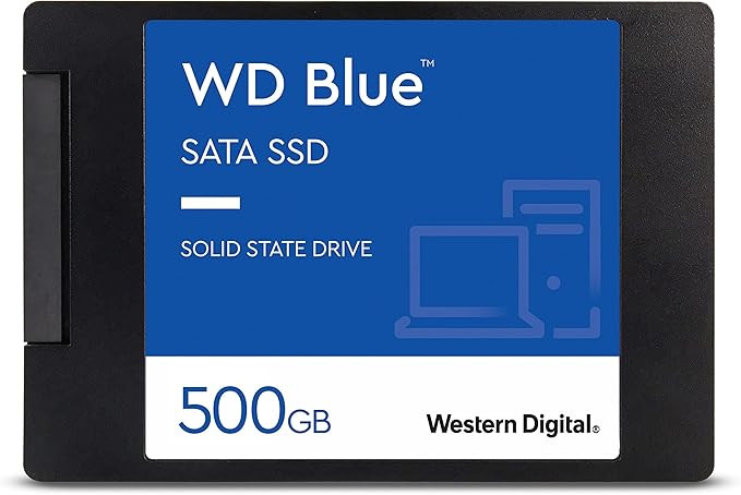 Western Digital 500GB WD Blue 3D NAND Internal PC SSD - SATA III 6 Gb/s, 2.5"/7mm, Up to 560 MB/s... | Amazon (US)