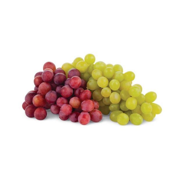 Extra Large Bi-Color Seedless Grapes - 2lb | Target