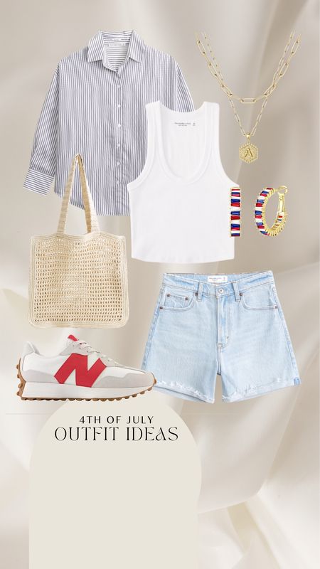 4th of July styled outfit ideas! I’m loving this cute outfit for the 4th also would be cute for summer!

Summer outfit, 4th of July outfit, Abercrombie denim shorts, tank top, new balance, amazon accessories 

#LTKstyletip #LTKfindsunder100 #LTKfindsunder50