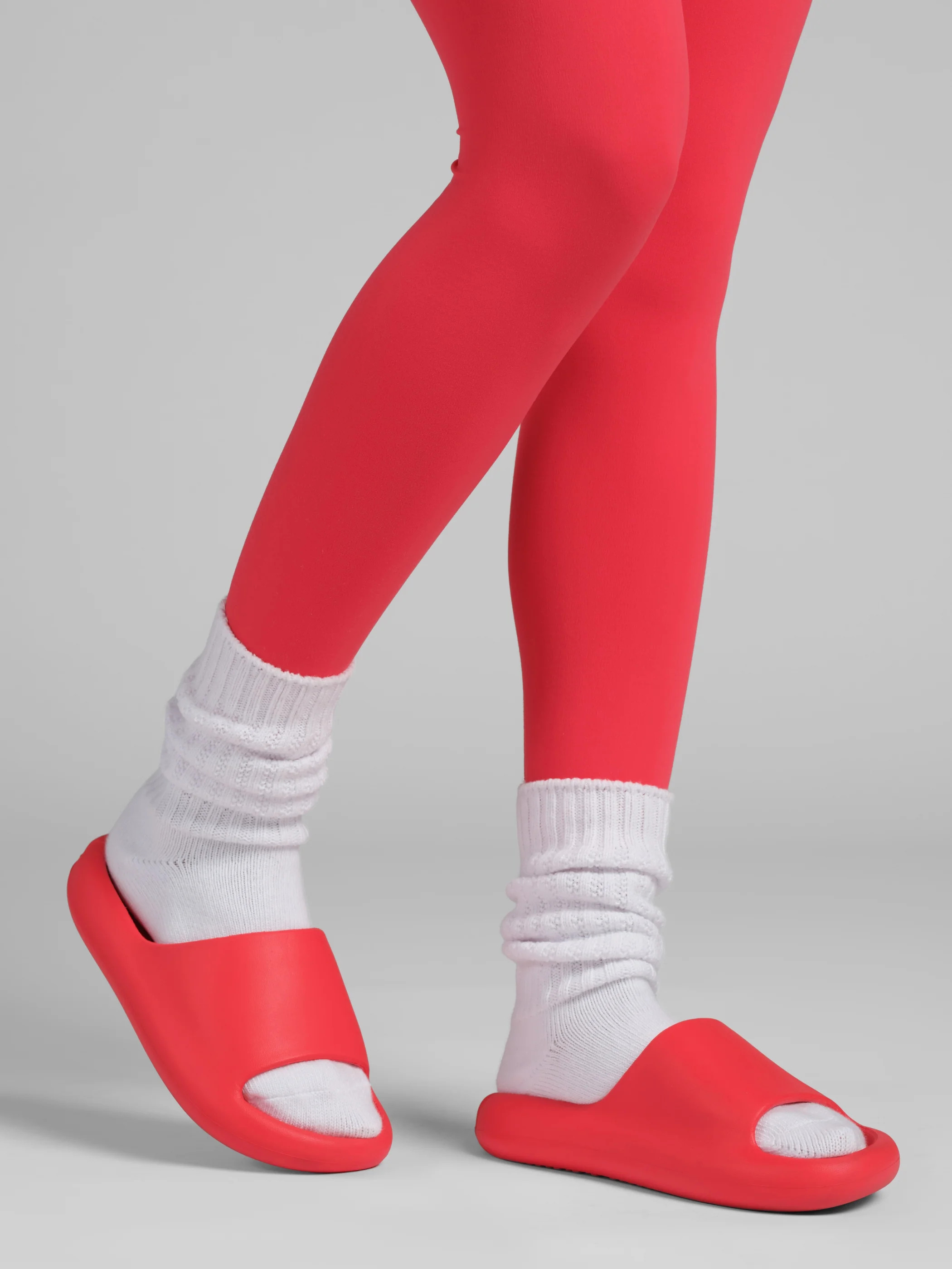 Comfrt Marshmallow Slides | Hibiscus Red | W5/6 | M3/4 | Comfrt