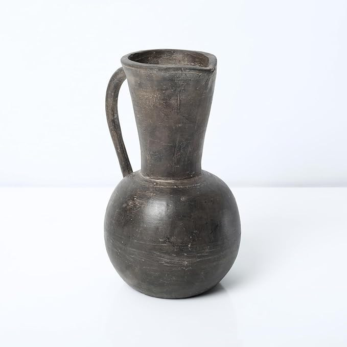 Approx. 10" H Charcoal Gray Pitcher Vintage Style(4" Opening) | Amazon (US)