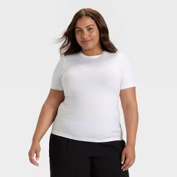 Women's Slim Fit Seamless Short Sleeve T-Shirt - A New Day™ | Target