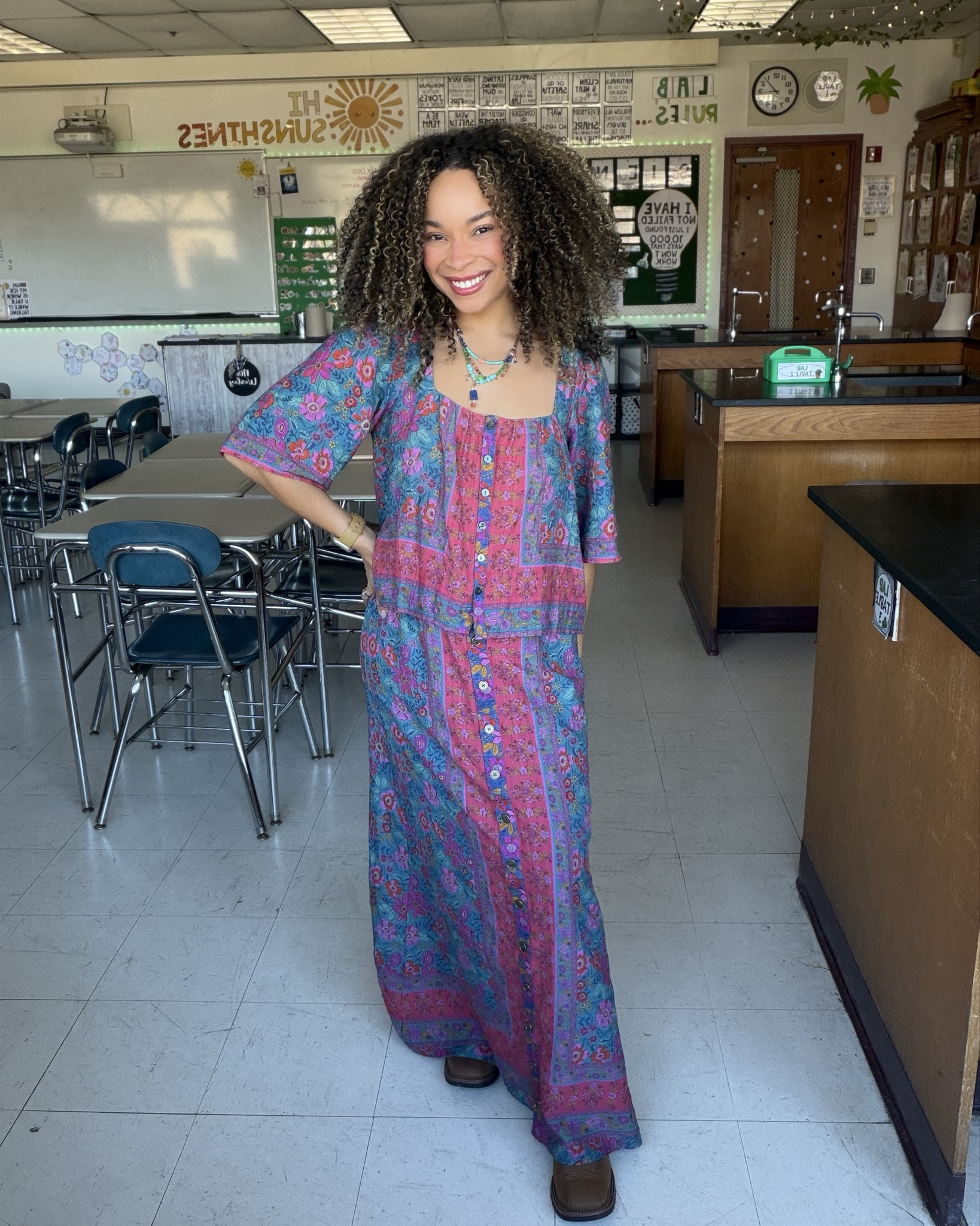 Teacher Outfit 🦋❤️ #naturallife 

#LTKootd #LTKSeasonal #LTKWorkwear