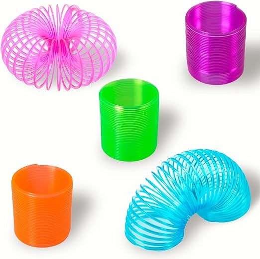 Coil Spring Toy - 25 Pcs - Kids Party Favor - Bulk Coil Springs for Party Favors - Easter Egg Fil... | Amazon (US)