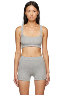 Click for more info about Thom Browne - Grey Cashmere Bralette