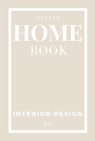 Little Home Book: Aesthetic Neutral Coffee Table Books, Decorative Home Staging and Bookshelf Sty... | Amazon (US)