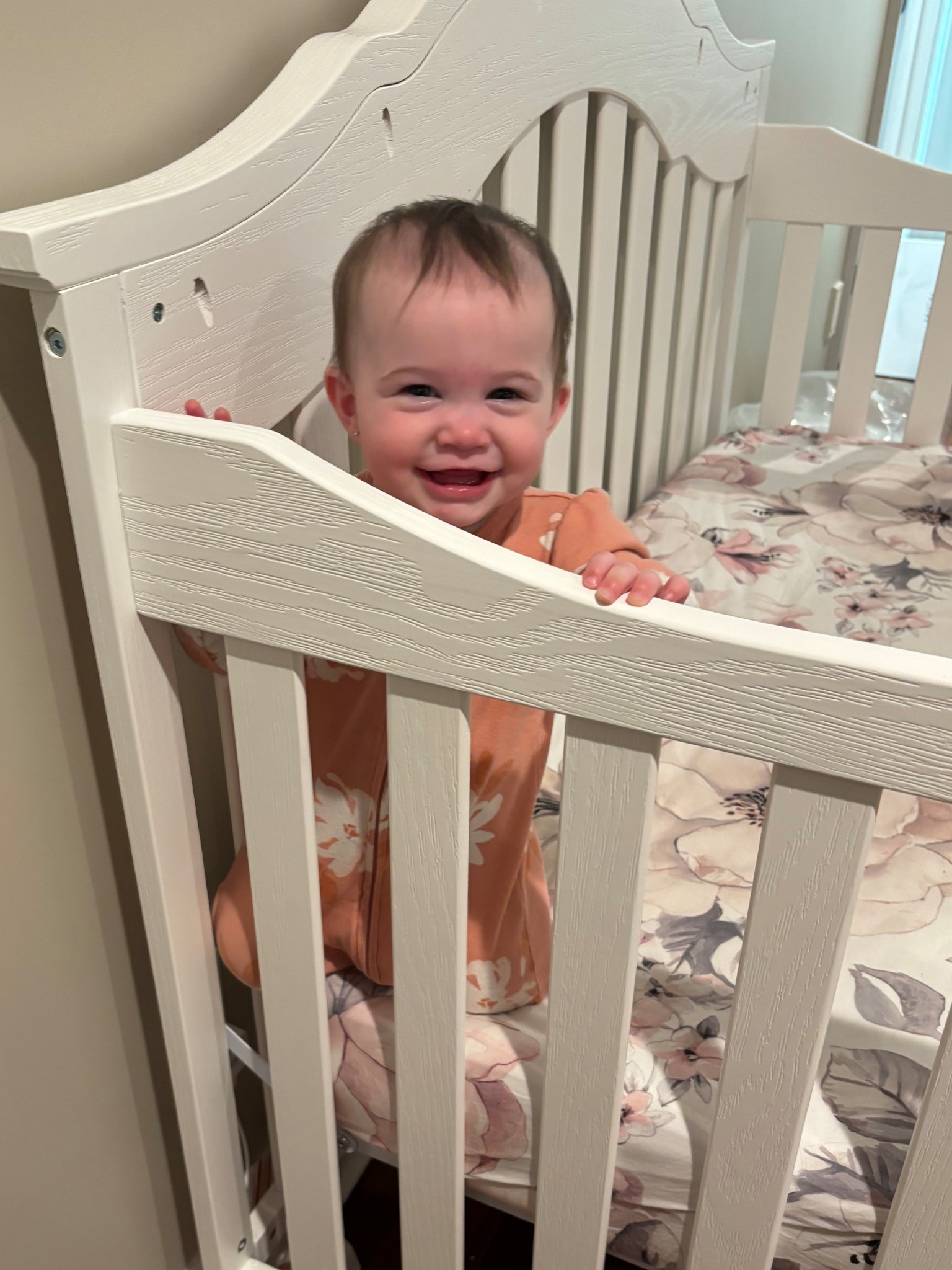Aaaaand it’s time to lower the crib 🥹🥹💕

#LTKBaby #LTKKids #LTKFamily