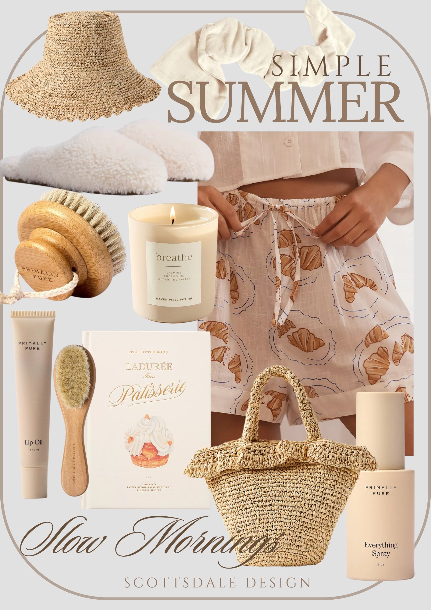 Sweet summer mornings🤍

Dry brush, ruffled tote, raffia bag, sleep shorts, facial spray, slippers, eye mask, lip oil

#LTKBeauty #LTKOver40