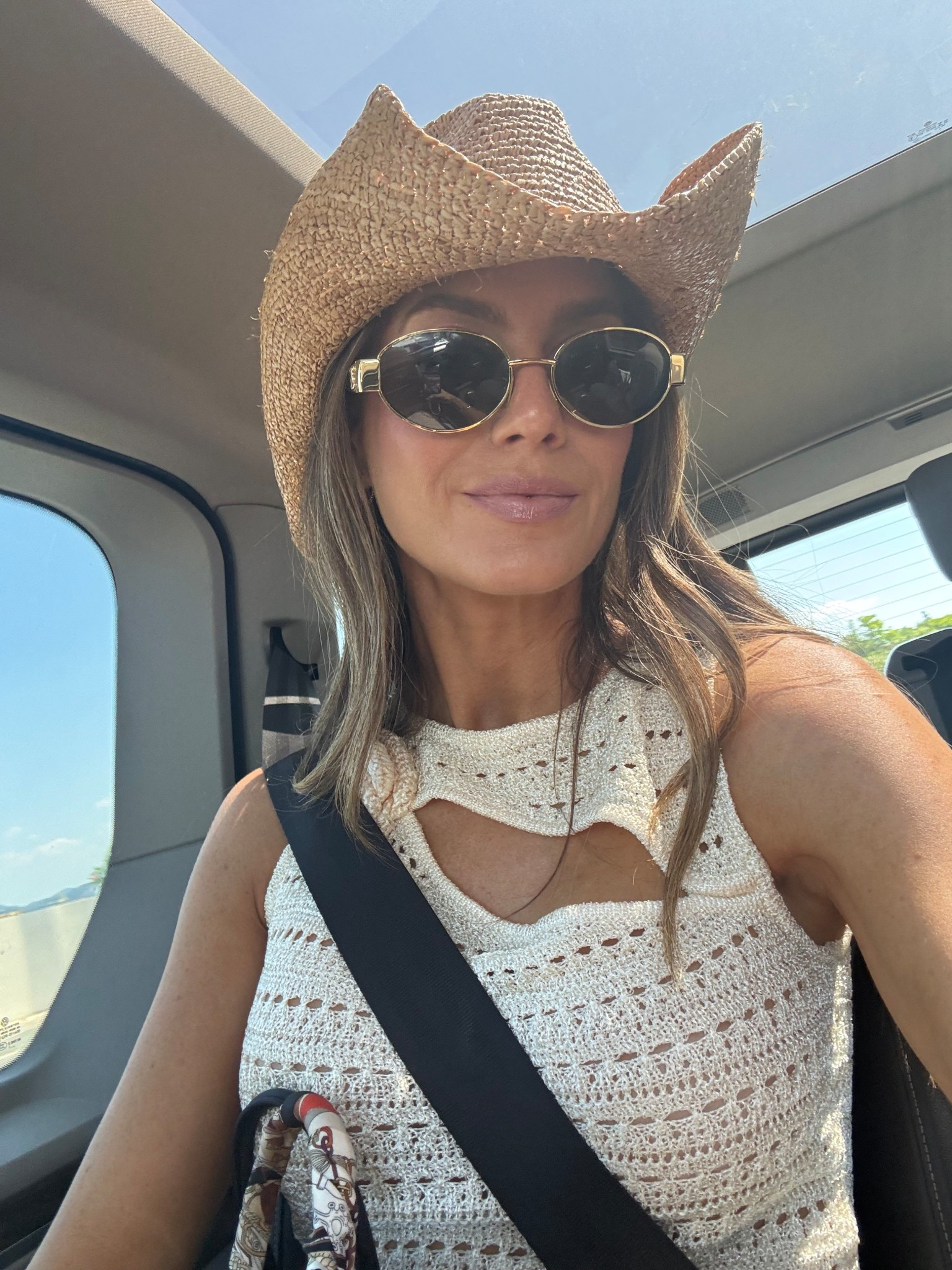 Chic beach cowgirl outfit for a beach club lunch. 

#LTKTravel #LTKBeauty #LTKStyleTip