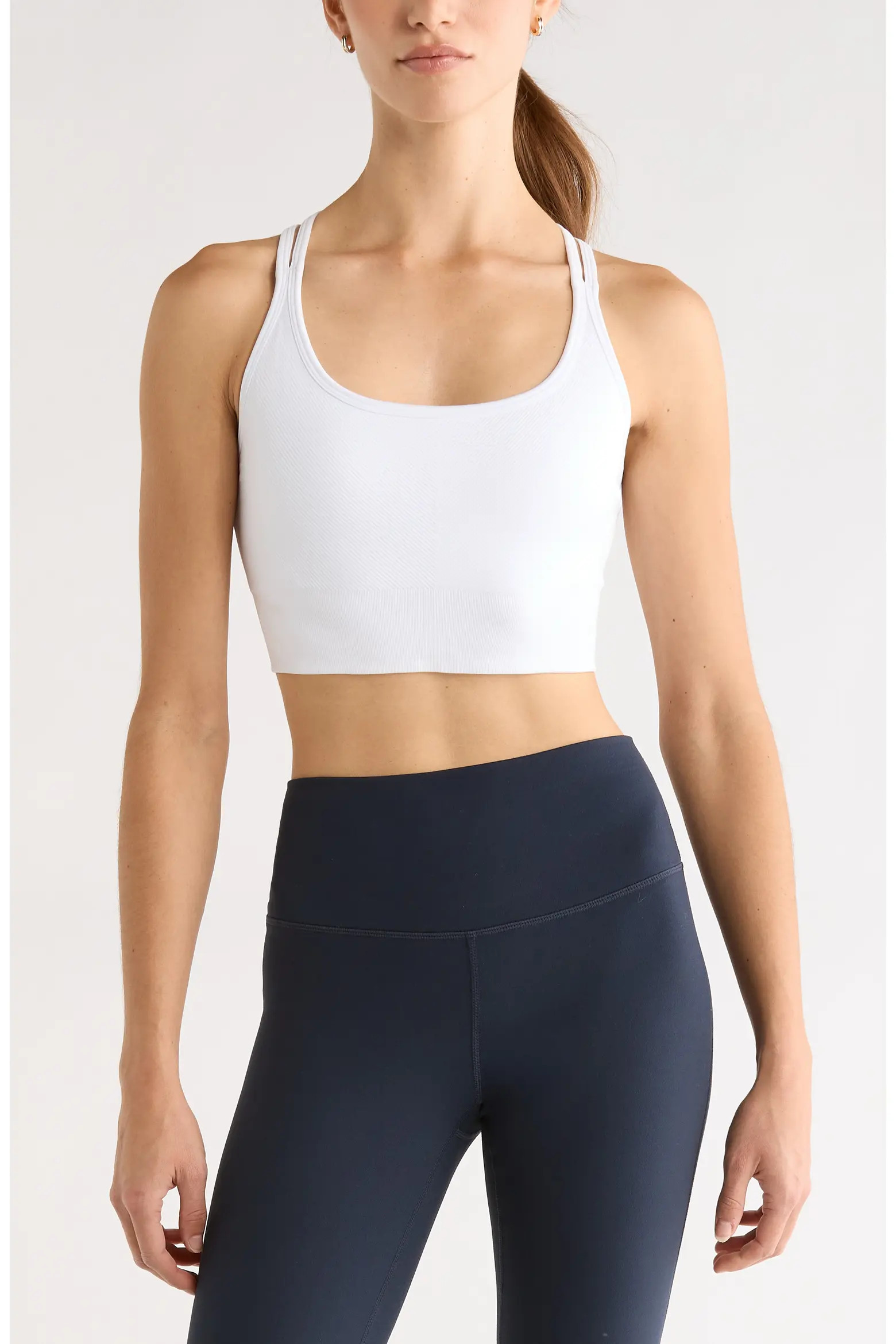 Seamless Strappy Sports Bra (Women) | Nordstrom | Nordstrom