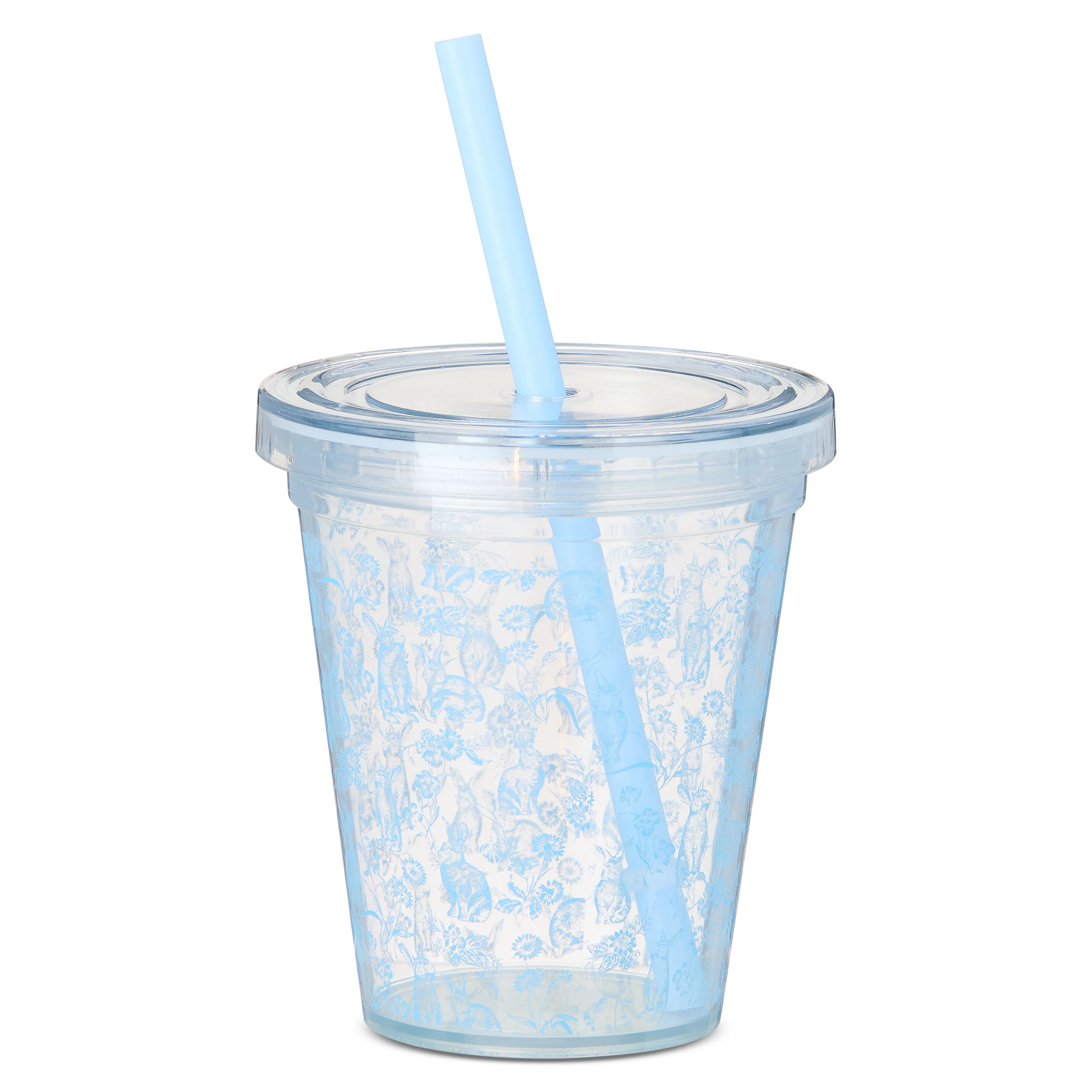 Bunny Cup with Lid and Straw, Blue, Easter by Way To Celebrate | Walmart (US)