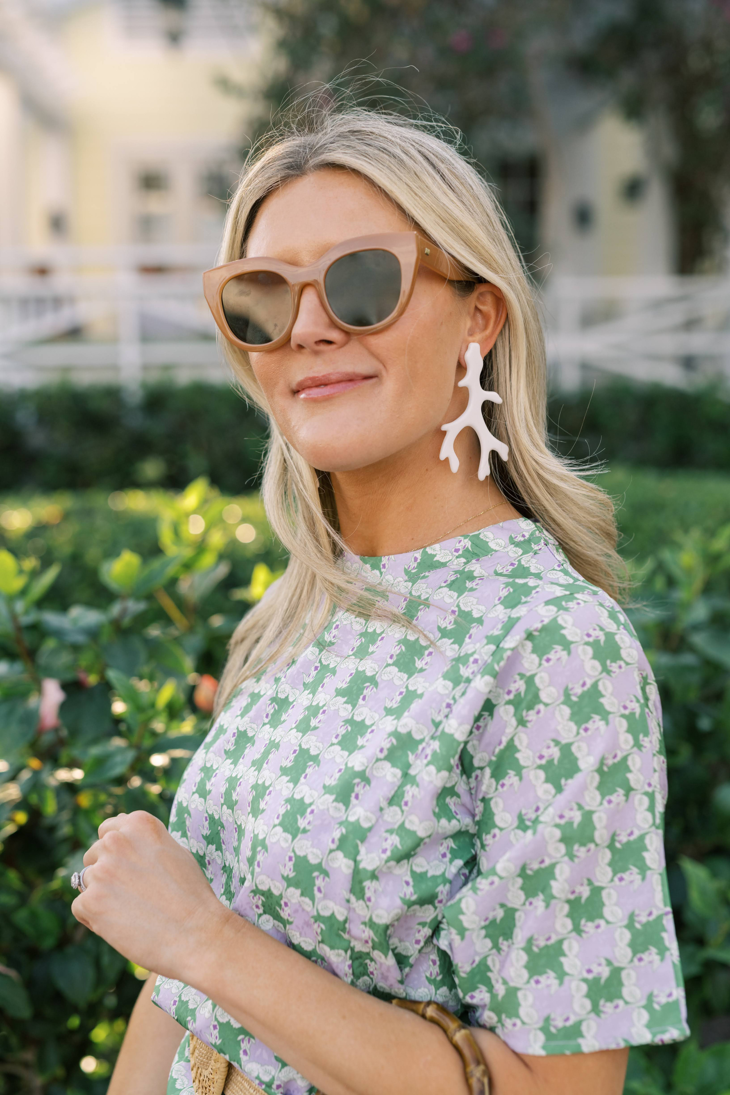 Acrylic Coral Earring - Florida Friends | Lisi Lerch Inc