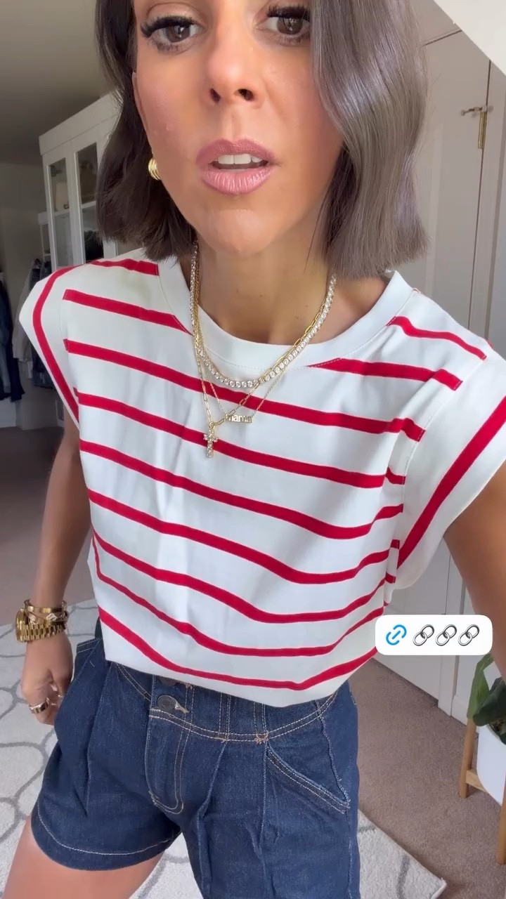 New Walmart shorts I LOVE! Size 0. Size small in tee

#LTKootd #LTKgrwm #LTKSeasonal