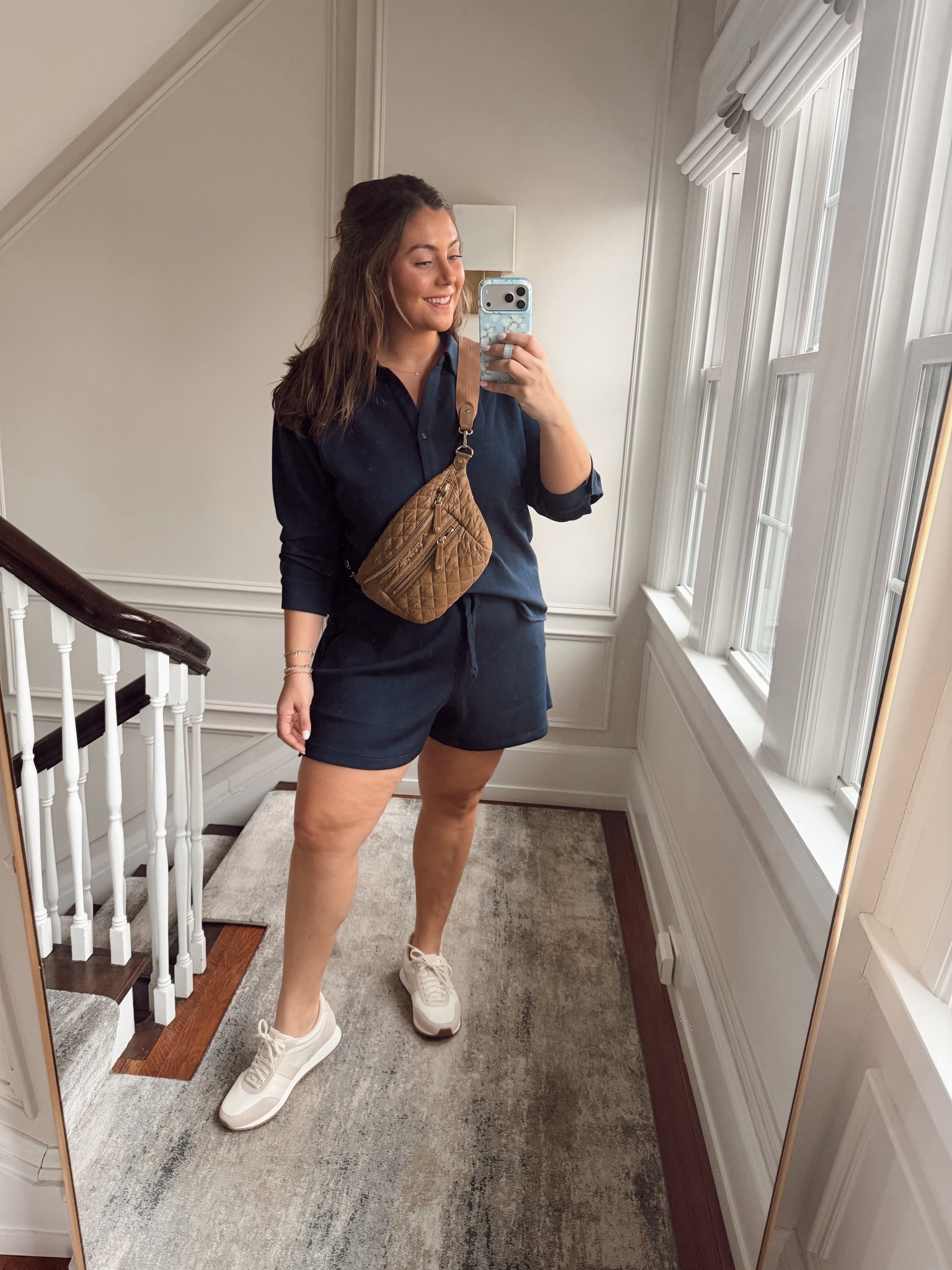 Wearing size 1X in top & shorts - use CARALYN15 on your first order at Spanx. 

#LTKActive #LTKootd #LTKMidsize