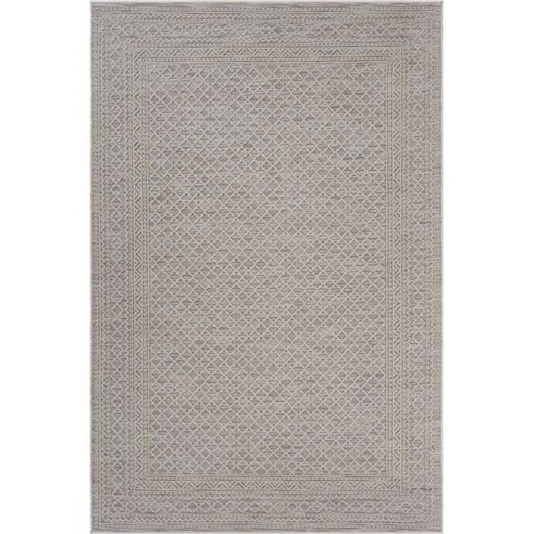 HomeRoots  5 x 7 ft. Gray Classic Indoor or Outdoor Area Rug - Tan & Brown | Walmart (US)