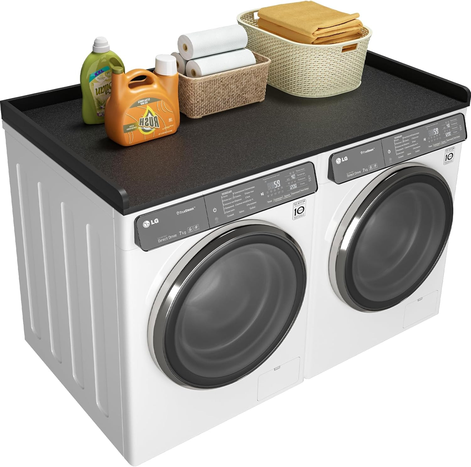 Ulif Over Washer Dryer Countertop, Melamine Matte Surface for Laundry Storage and Organization, W... | Amazon (US)