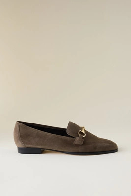 Maeve Slim Leather Loafers | Anthropologie (UK)