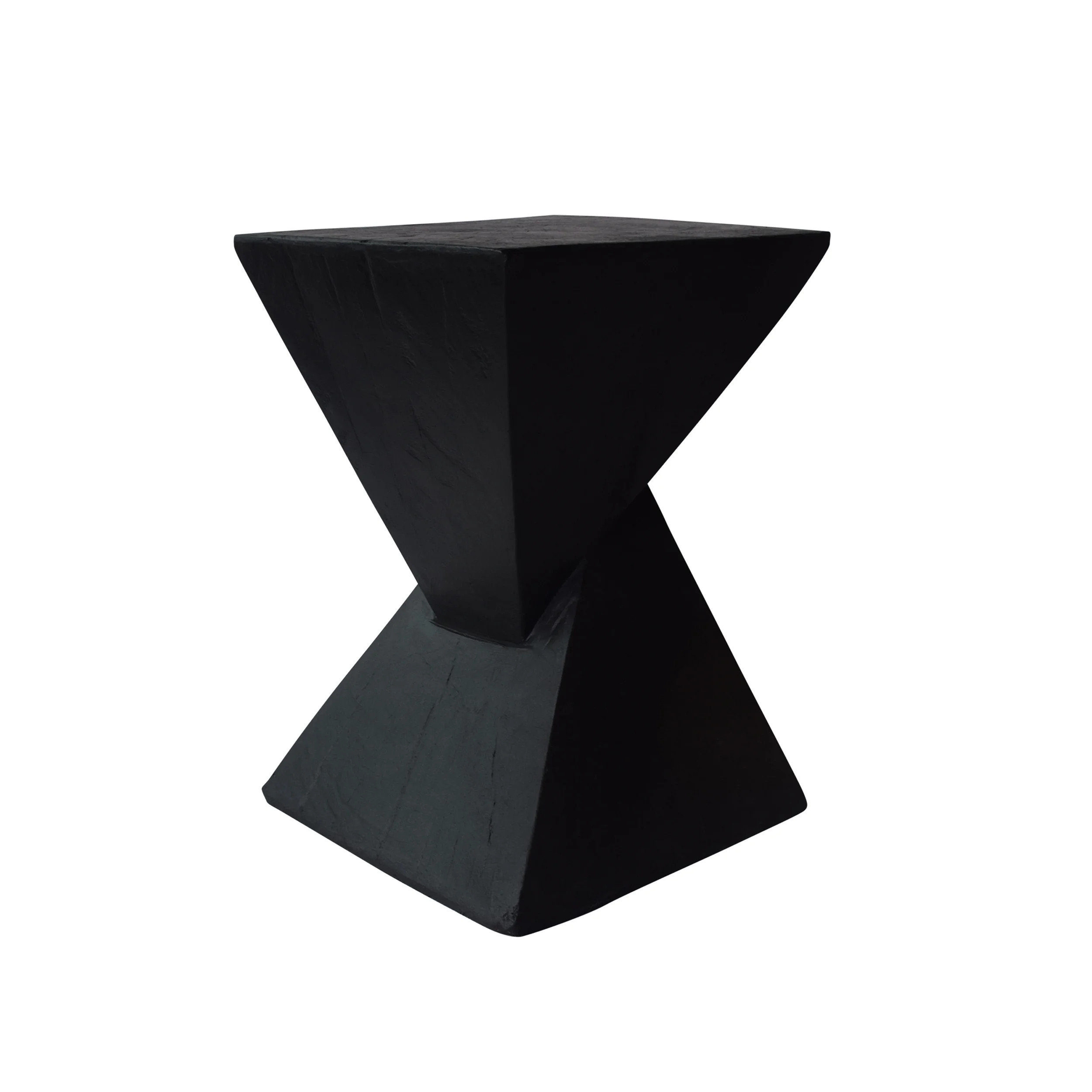 Noble House Pixie Indoor Lightweight Concrete Accent Table, Black - Walmart.com | Walmart (US)