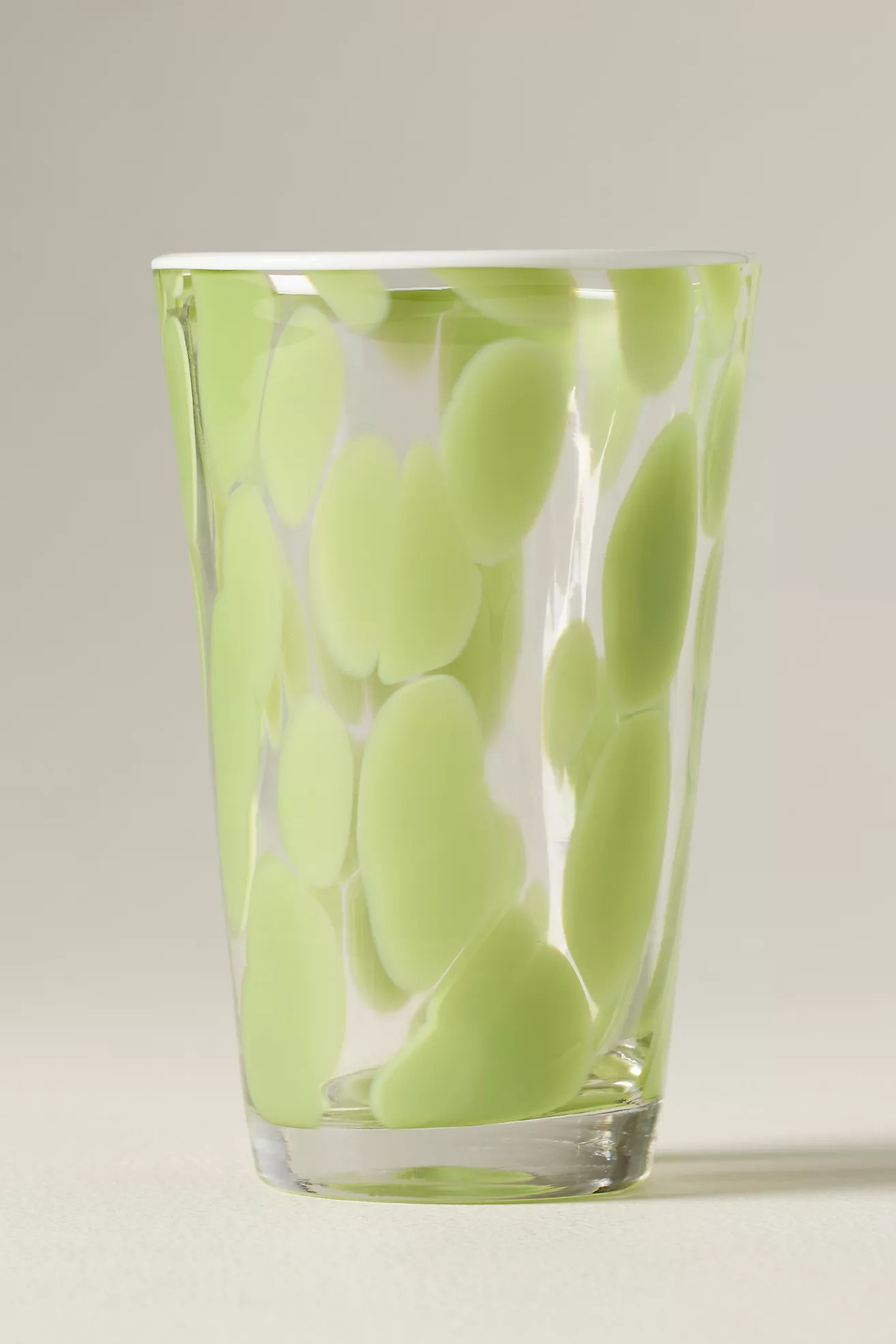 Dapple Dot Hand-Blown Highball Glass | Anthropologie (US)