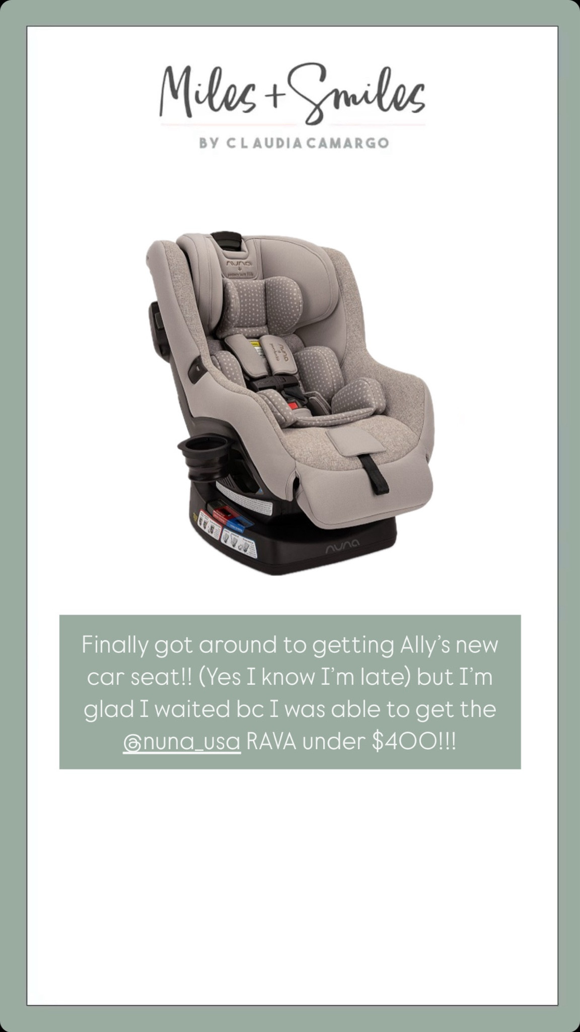 Nuna RAVA baby car seat on sale!!!

#LTKHoliday #LTKSaleAlert #LTKBaby
