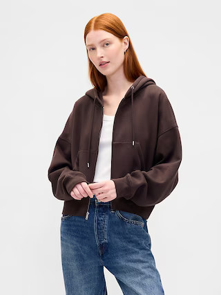 VintageSoft Full-Zip Wedge Hoodie | Gap (US)
