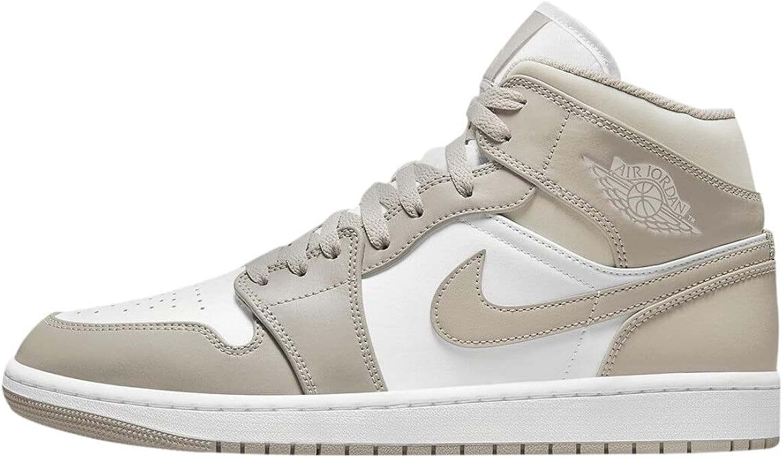 Jordan Mens Air Jordan 1 Mid 554724 082 Linen - Size 14 | Amazon (US)