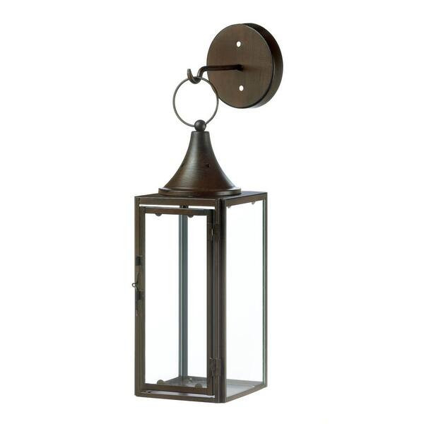Gatehouse Hanging Candle Lantern - 11.75" - Brown | Bed Bath & Beyond
