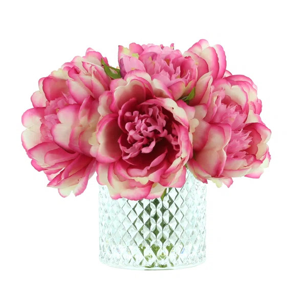 Lush Peony Centerpiece | Wayfair North America
