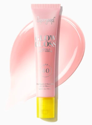 Glow Gloss SPF 40 Lip Balm Sunscreen Strawberry Spritz Supergoop! | Supergoop