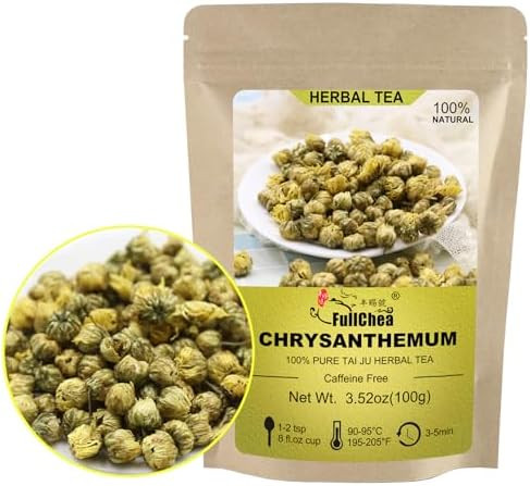FullChea - Top Grade Chinese Chrysanthemum Tea - 3.52oz/100g - Premium Natural Dried Chrysanthemu... | Amazon (US)