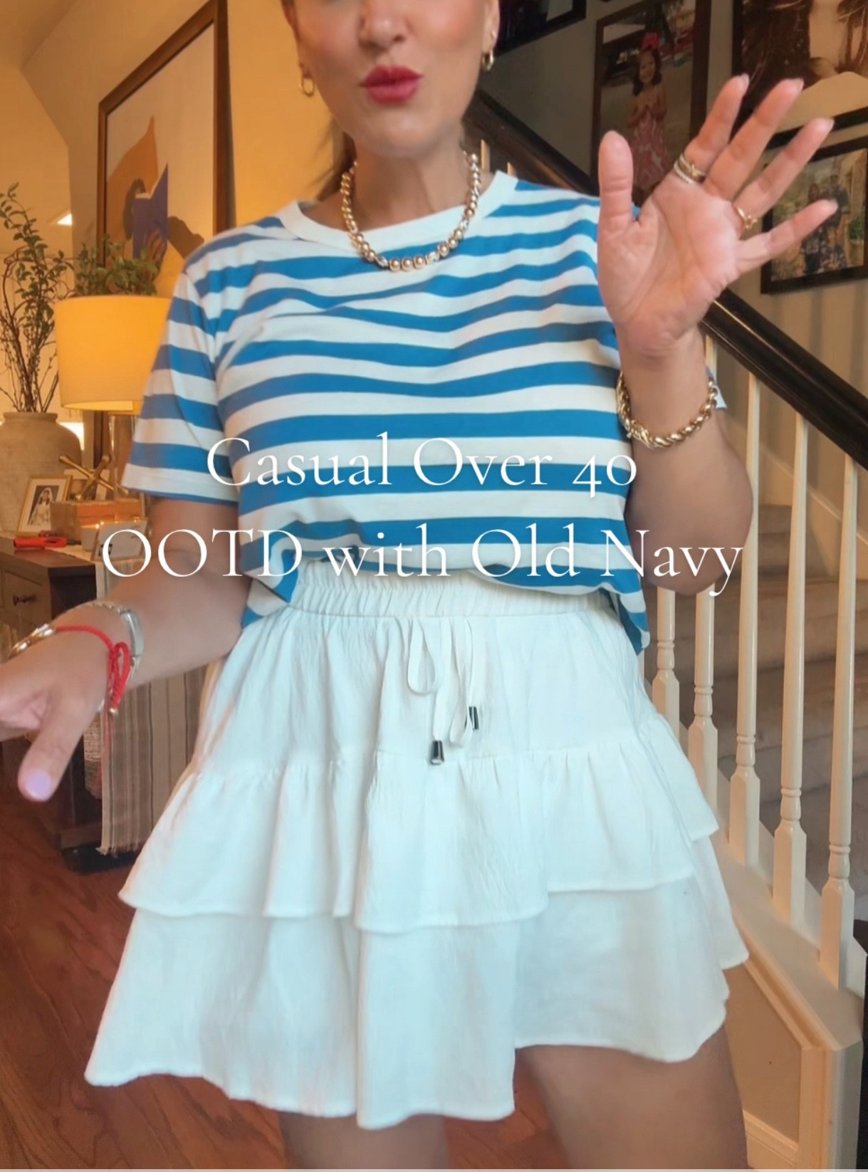 Easy, comfortable, affordable over 40 midsize look that looks put together. This top is only $8! 

#LTKOver40 #LTKMidsize #LTKSaleAlert