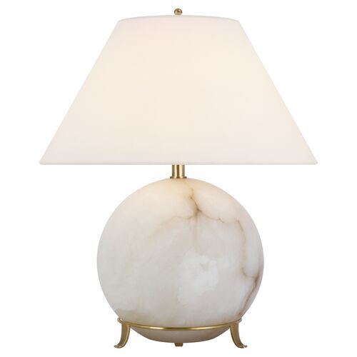 Visual Comfort - Price Small Table Lamp - Alabaster - Ivory | Desk Lamp, Bedside Lamp | One Kings Lane