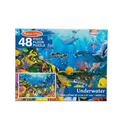 Melissa And Doug Underwater Ocean Floor Puzzle - 48pc | Target