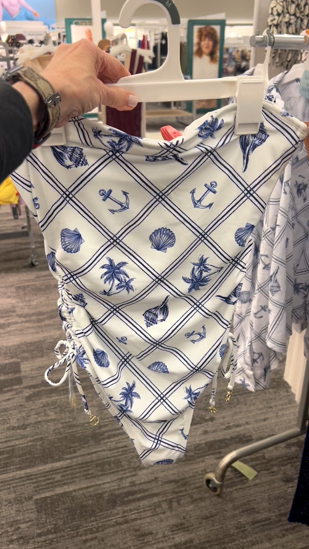 blue and white swimsuit, nautical swimsuit, one piece swimsuit, beach outfit, pool outfit

#LTKSeasonal #LTKootd #LTKFindsUnder50