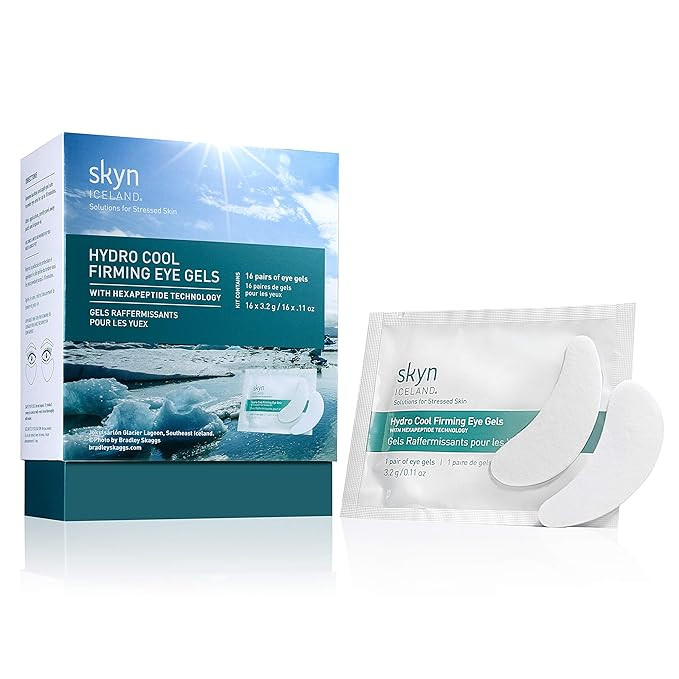 skyn ICELAND Hydro Cool Firming Eye Gels: Under-Eye Gel Patches to Firm, Tone and De-Puff Under-E... | Amazon (US)
