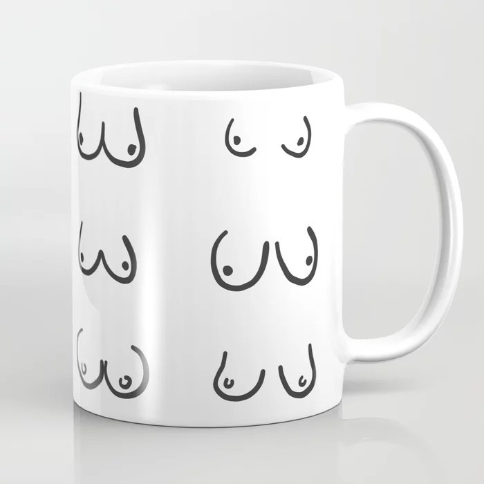 Boobs Coffee Mug by Jo Ellis | Society6